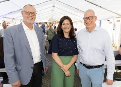Mit Staatssekretr Falko Liecke und Senatorin Katharina Gnther-Wnsch