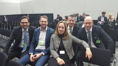 Mit Berliner Kollegen bei der Wahl des Bundesprsidenten im Reichstagsgebude