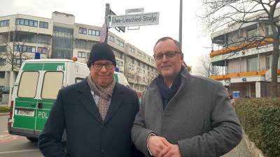 Mit (seinerzeit) Bezirksstadtrat Falko Liecke 