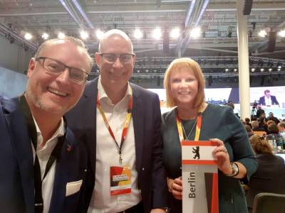 Mit Falko Liecke und Tina Schwarzer auf dem CDU-Bundesparteitag in Hamburg