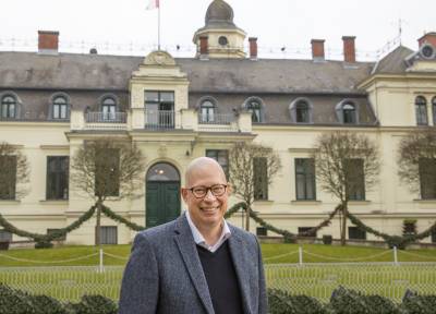 Vor Ort am Britzer Schloss